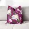 Peony Floral Pillow Cover