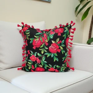 Pomegranate Print Pillow Cover