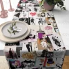 Pop art Woman Fashion Table Runner