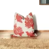Red Coral Reef Pillow Cover