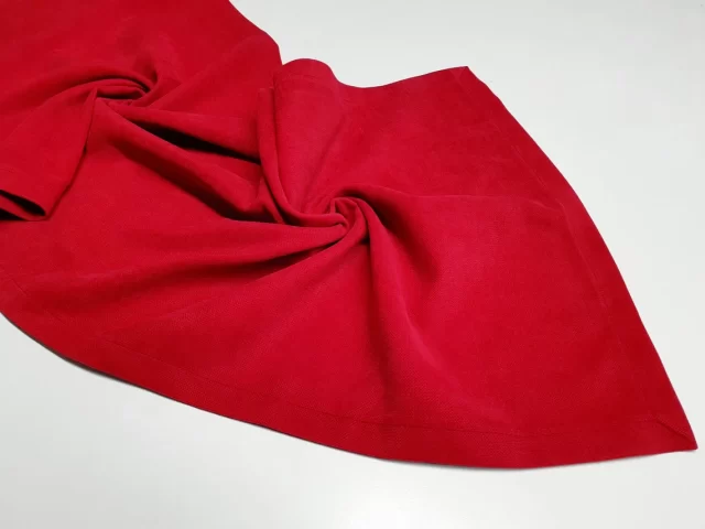 Red Soft Table Runner