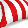Red Stripe Pillow Cover