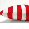 Red Stripe Pillow Cover
