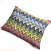 Retro Chevron Zigzag Pillow Cover