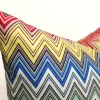 Retro Chevron Zigzag Pillow Cover