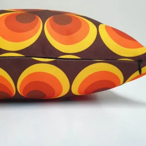 Retro Circles Mid Century Modern Pillow Cover