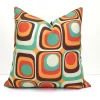 Retro Mid-Century Geometric Pillow Cover