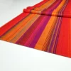 Retro Orange Unbalanced Stripe Table Runner
