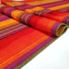 Retro Orange Unbalanced Stripe Table Runner