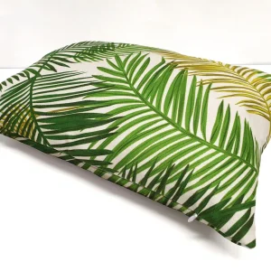 Retro Palm Leaves Pillow Cover