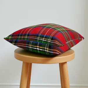 Royal Stewart Tartan Plaid Pillow Cover