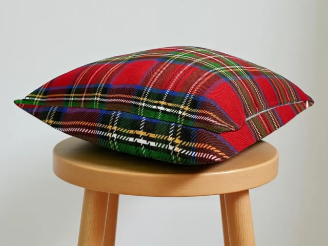 Royal Stewart Tartan Plaid Pillow Cover