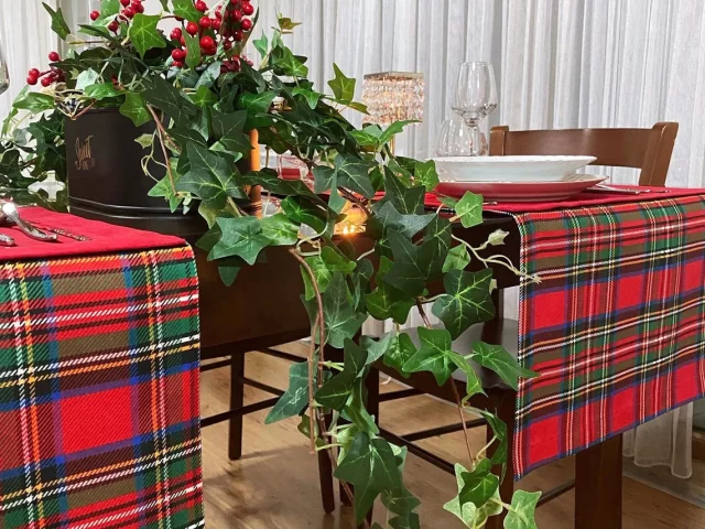 Royal Stewart Tartan Table Runner