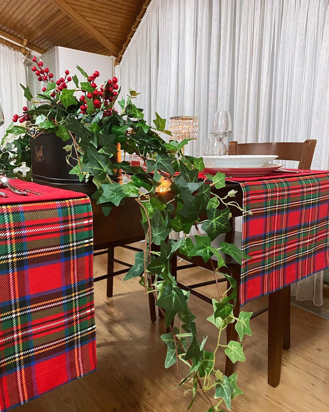 Royal Stewart Tartan Table Runner