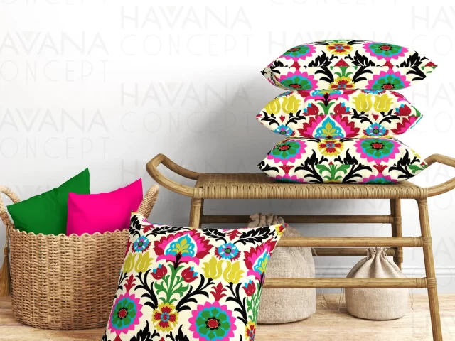 Santa Maria Desert Flower Pillow Cover