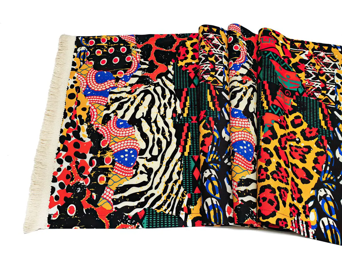 Tribal African Safari Table Runner