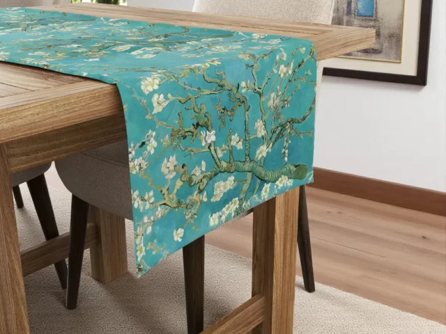 Van Gogh Almond Blossom Table Runner
