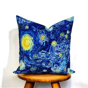 Van Gogh Starry Night Pillow Cover