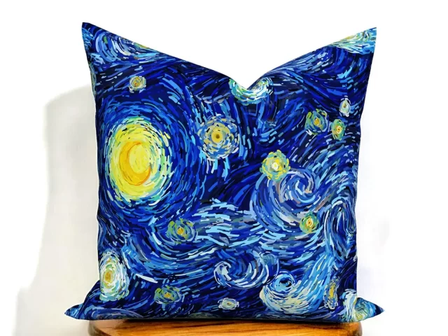 Van Gogh Starry Night Pillow Cover