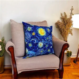 Van Gogh Starry Night Pillow Cover
