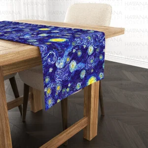Van Gogh Starry Night Table Runner