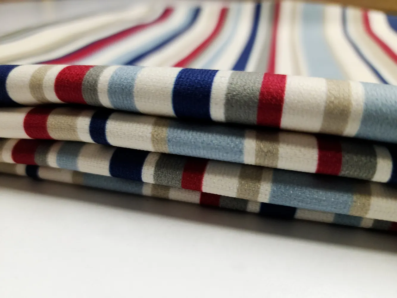 Vintage Barcode Stripe Fabric