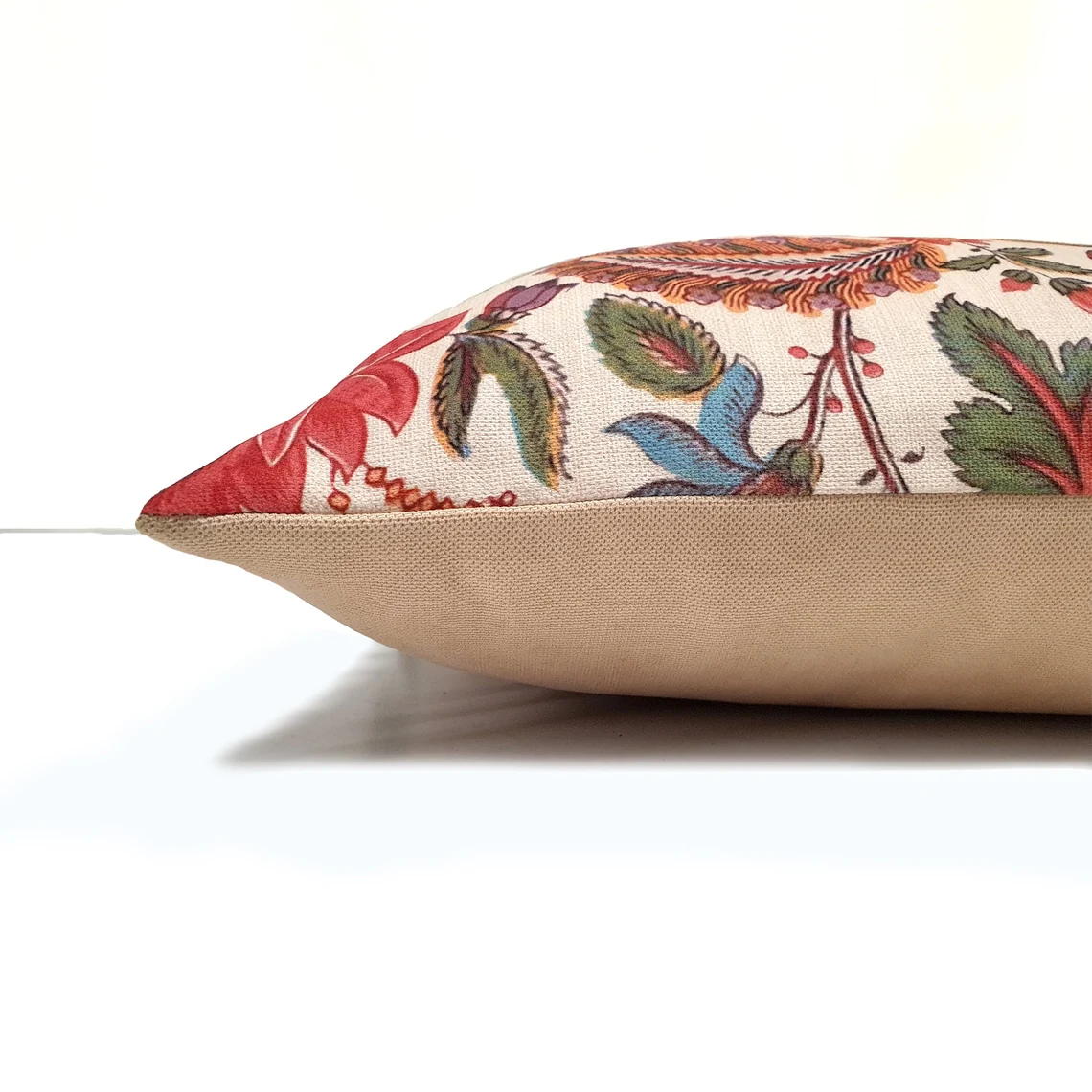 Vintage Polish Floral Pillow Cover