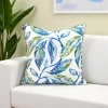 Watercolor Japanese Leaves Pillow Cover