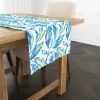 Watercolor Japanese Leaves Table Runner