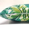 Watercolor Tropical Palm Leaves Pillow Cover