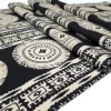 White Beige Mandala Table Runner