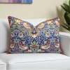 William Morris Strawberry Thief Piped Pillow Cover