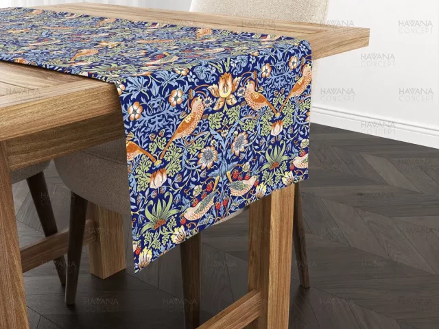 William Morris Strawberry Thief Table Runner