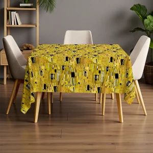 Gustav Klimt the Kiss Print Tablecloth