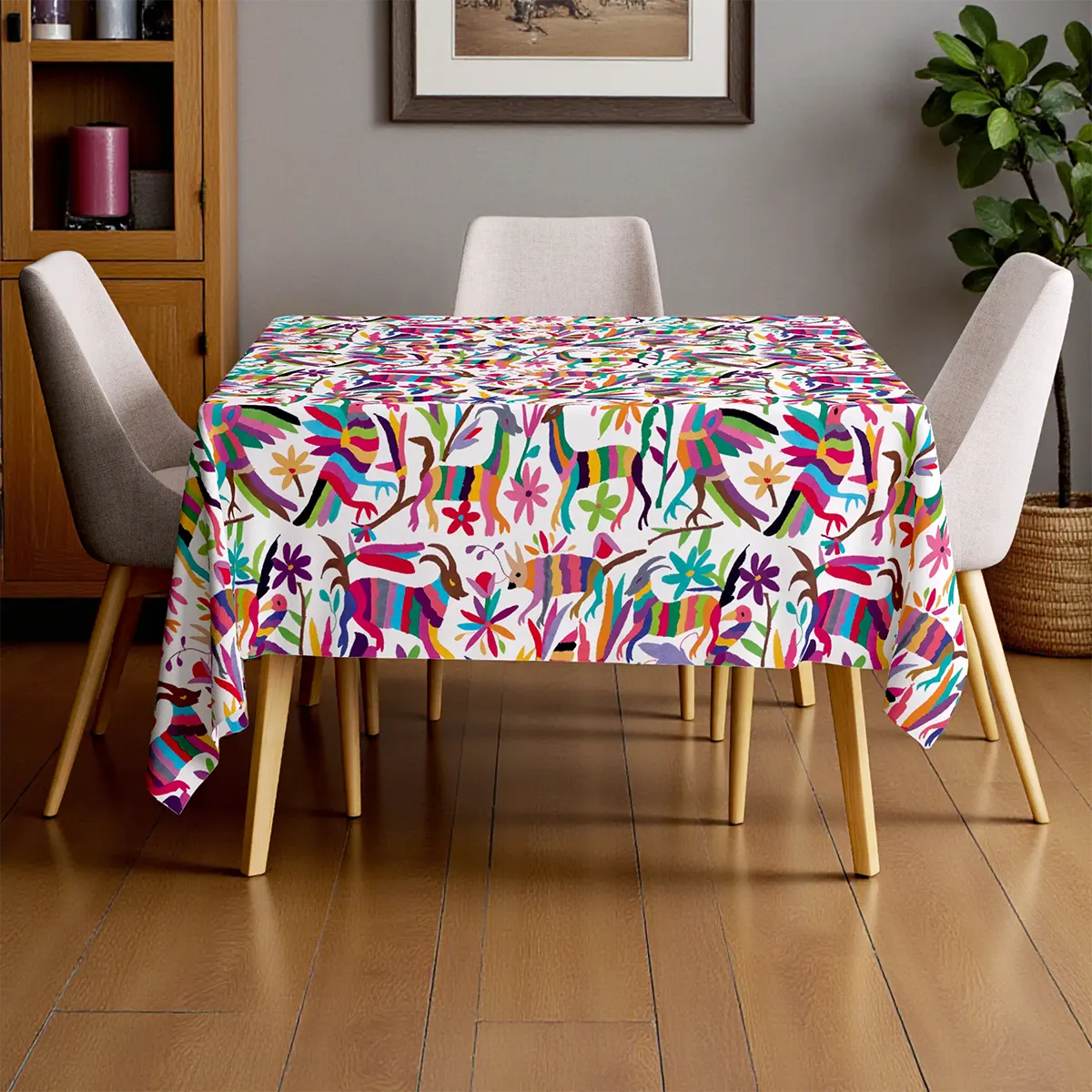 Mexican Otomi Print Tablecloth