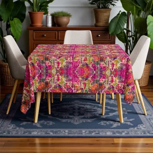 Tribal Abstract Mandala Print Tablecloth