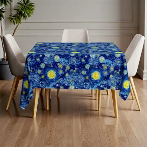 Van Gogh Starry Night Print Tablecloth
