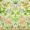Green William Morris Strawberry Thief Fabric